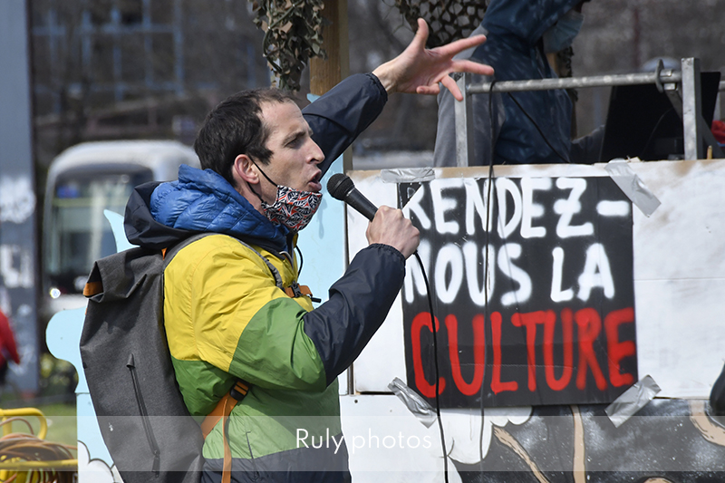 1er jour de l’occupation du MC2 de Grenoble